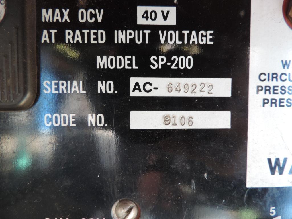 Lincoln Idealarc SP-200 welder.