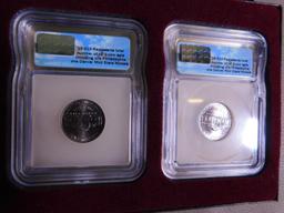 2006 ICG graded nickels