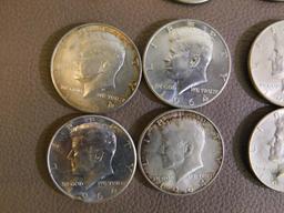 Kennedy half dollar coins