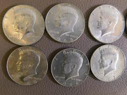 Kennedy half dollar coins