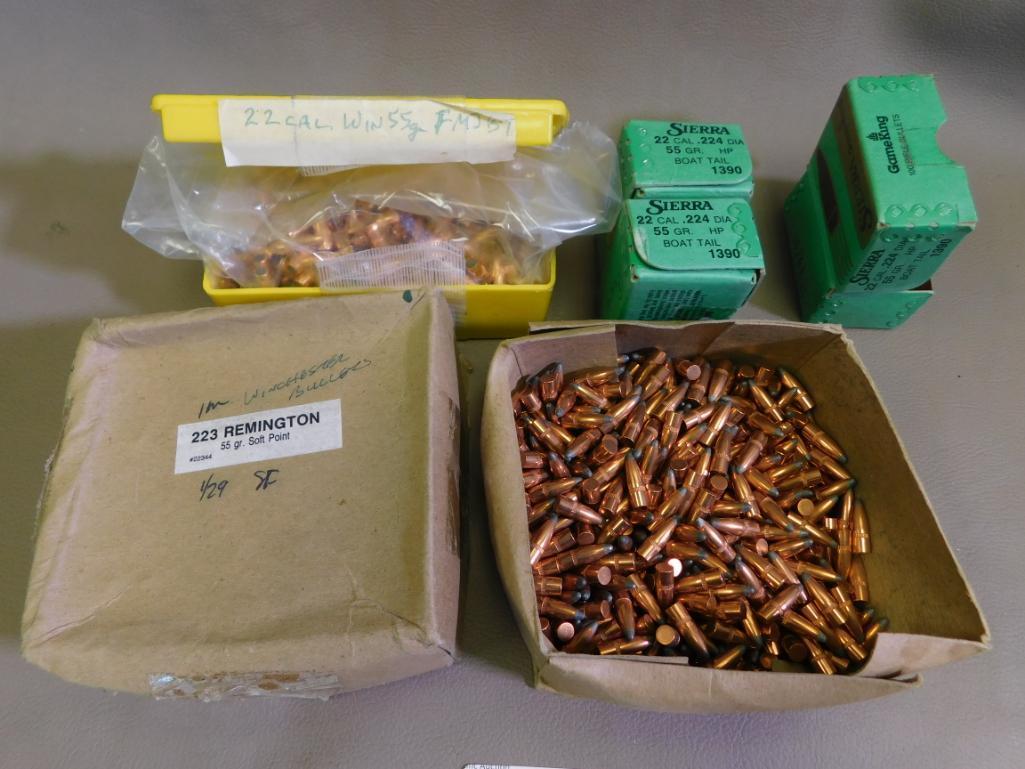 22 cal bullets for reloading