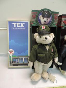 Limited edition Texaco collector bears.
