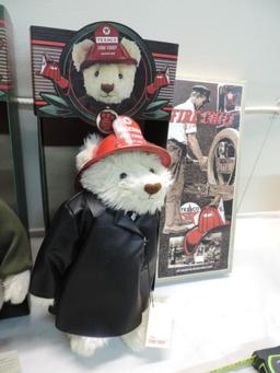 Limited edition Texaco collector bears.