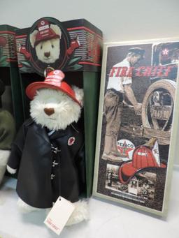 Limited edition Texaco collector bears.