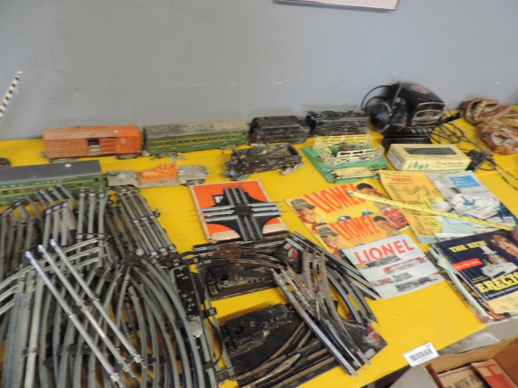 Lionel train assortment.
