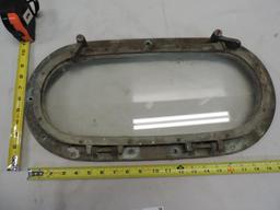 Early Brass 20x10" port hole window.