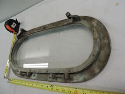 Early Brass 20x10" port hole window.