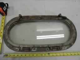 Early Brass 20x10" port hole window.