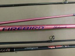 Two piece spinning rods