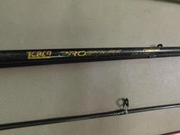 Two piece spinning rods