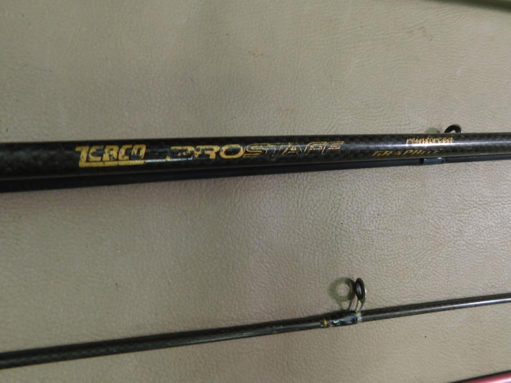 Two piece spinning rods