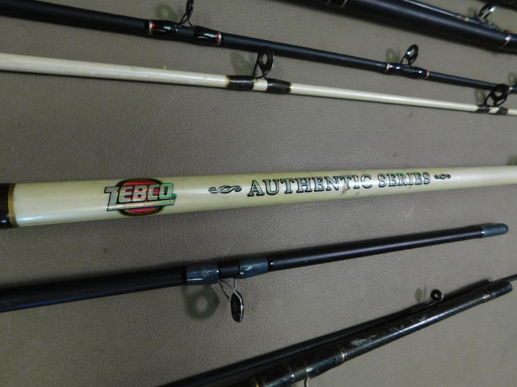 Two piece spinning rods