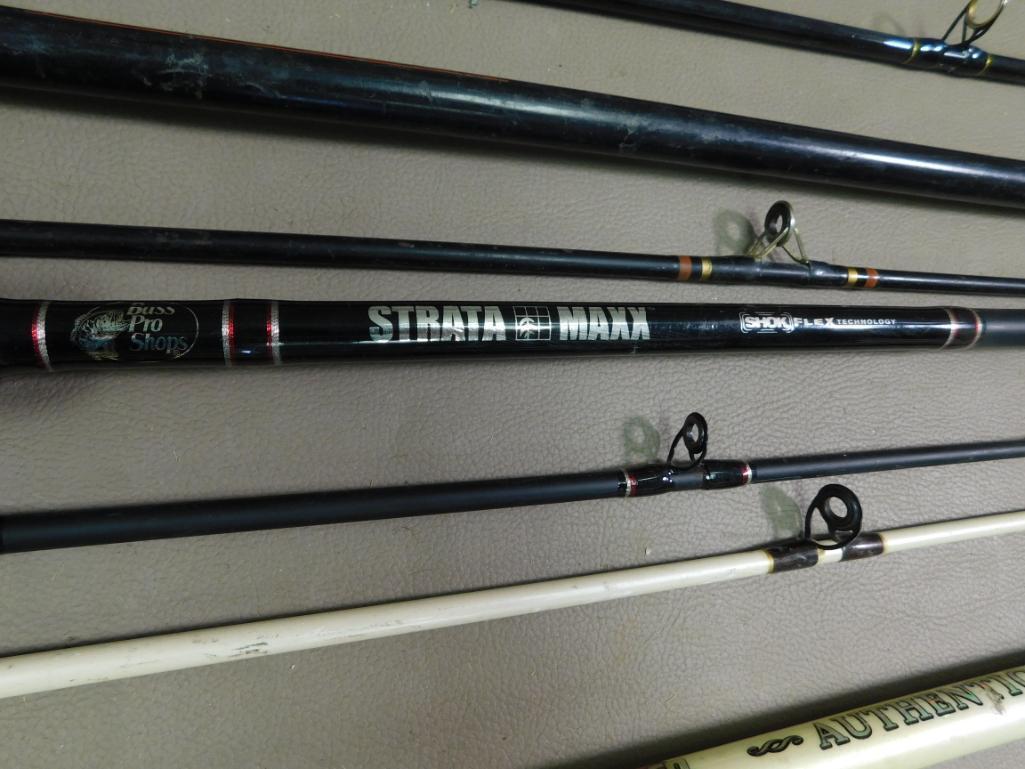 Two piece spinning rods