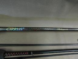 Two piece spinning rods