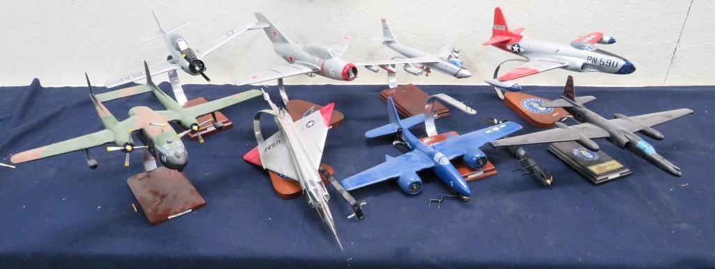 WWII and Vietnam Model Planes