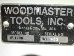 Woodmaster tools W-1200 woodworkers drum sander