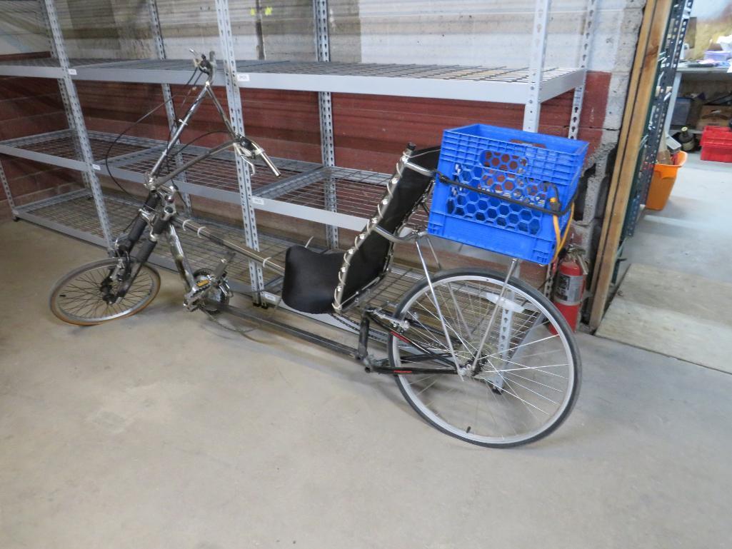 Custom Built Low Rider Chopper Style Bicycle