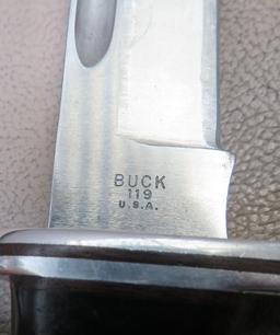 Buck 119 Sheath Knife