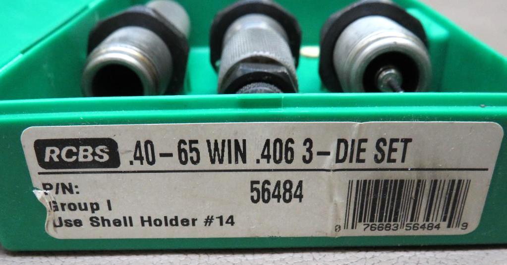 40-65 Winchester 406 Reloading Dies