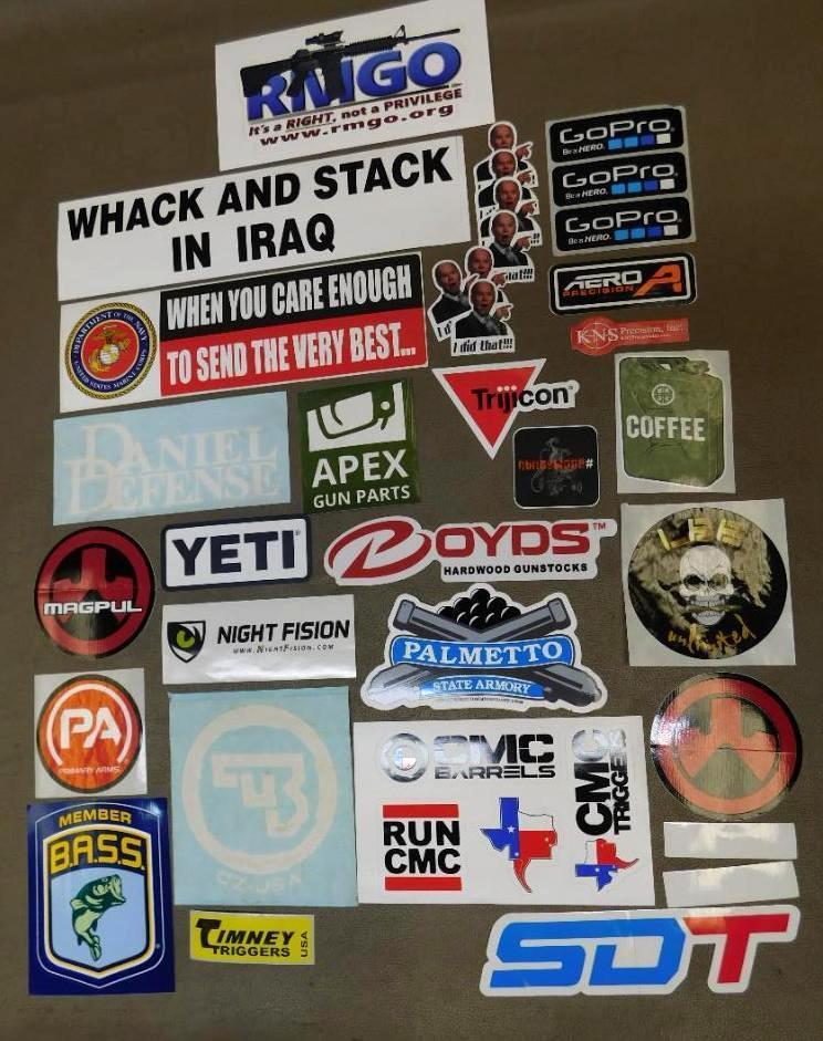Firearm Related stickers & Decals