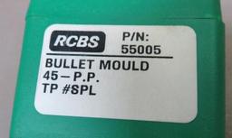 Five RCBS Bullet Molds for Sharps Paper Patch Cartridges