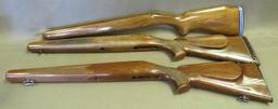 Three Remington Rifle Stocks