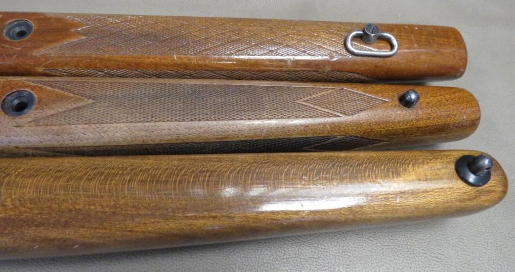 Three Remington Rifle Stocks