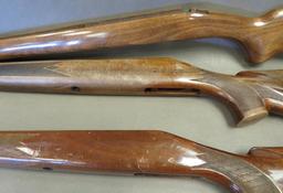 Three Remington Rifle Stocks
