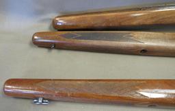 Three Remington Rifle Stocks