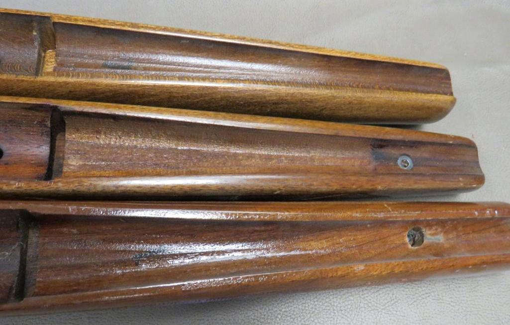 Three Remington Rifle Stocks