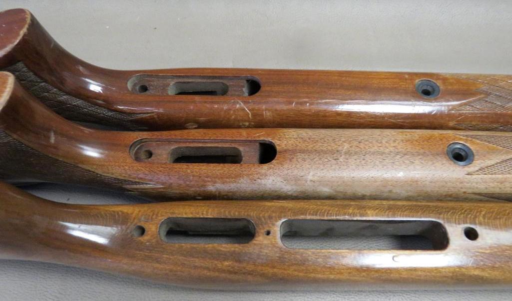 Three Remington Rifle Stocks