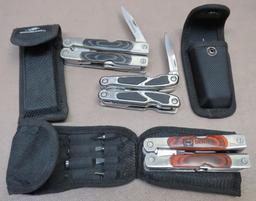 Three Multi Tool Knives