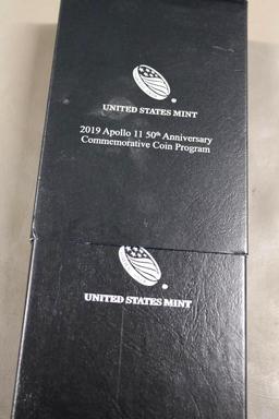 2019 Apollo 11 Five Oz Proof Silver Dollar
