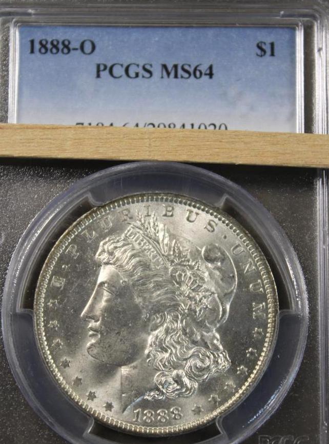 1880 O Slabbed Morgan Silver Dollar