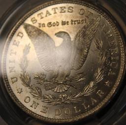 1880 S Slabbed Morgan Silver Dollar