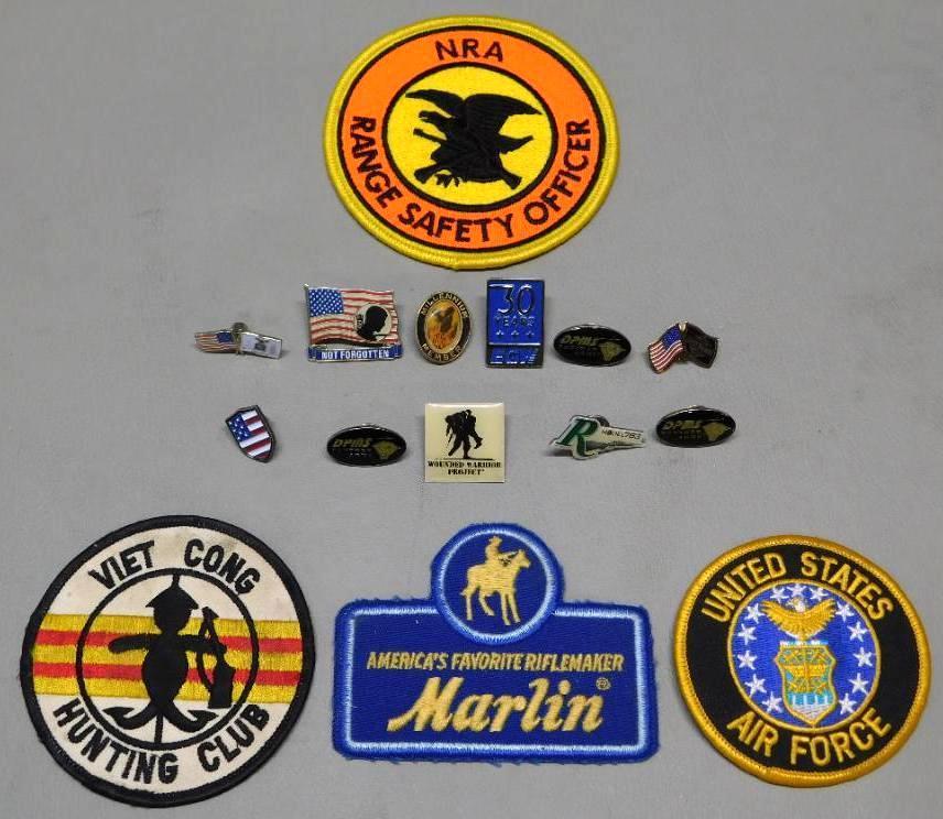 Firearm Related Patches & Pins