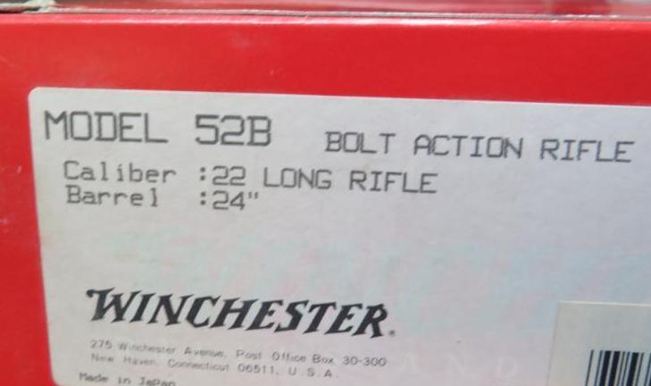 Winchester 52 B Deluxe Limited Edition Sporting Model - 22LR, Rifle, SN-BS3290