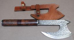 Custom Damascus Pattern Hatchet