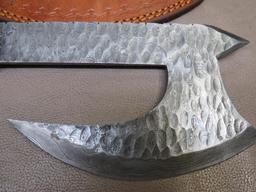 Custom Damascus Pattern Hatchet