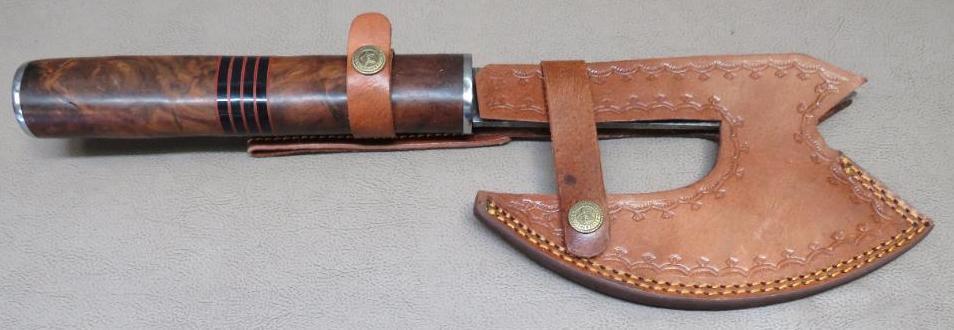 Custom Damascus Pattern Hatchet