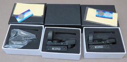 Three New in Box MCGRGD Red Dot Optics
