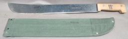 WWII Rea British Machete with Scabbard