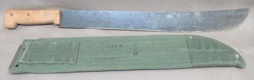 WWII Rea British Machete with Scabbard