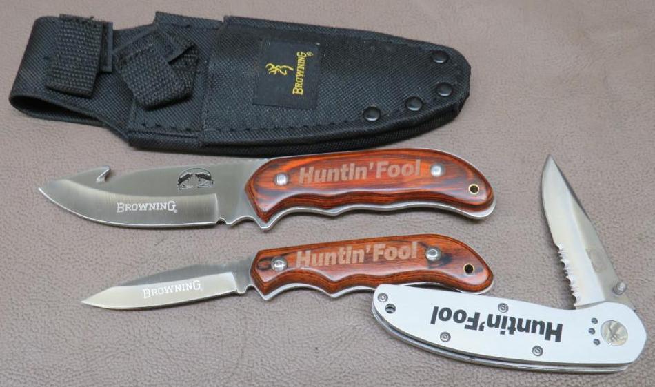 Brewing Huntin Fool Piggyback Knife Set