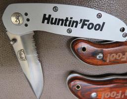 Brewing Huntin Fool Piggyback Knife Set
