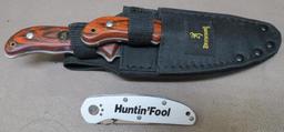 Brewing Huntin Fool Piggyback Knife Set