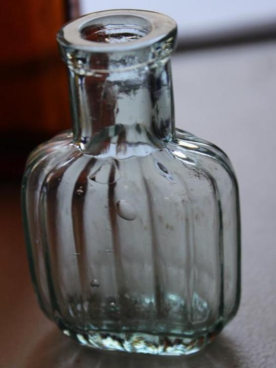 12 Small Antique Bottles Including Poison Bottles