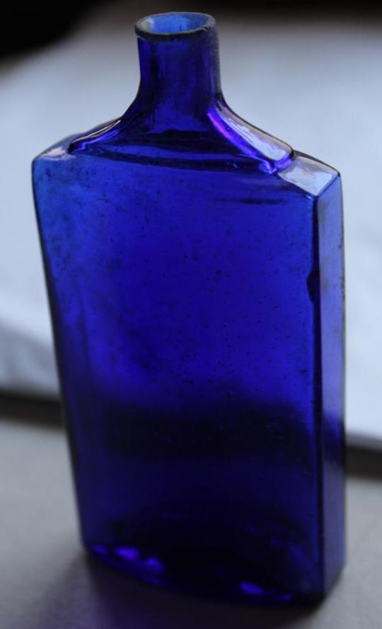 12 Small Antique Bottles Including Poison Bottles
