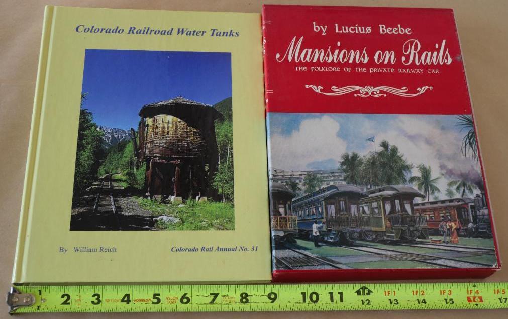 Colorado Railroad Water tanks & Mansions on Rails Books