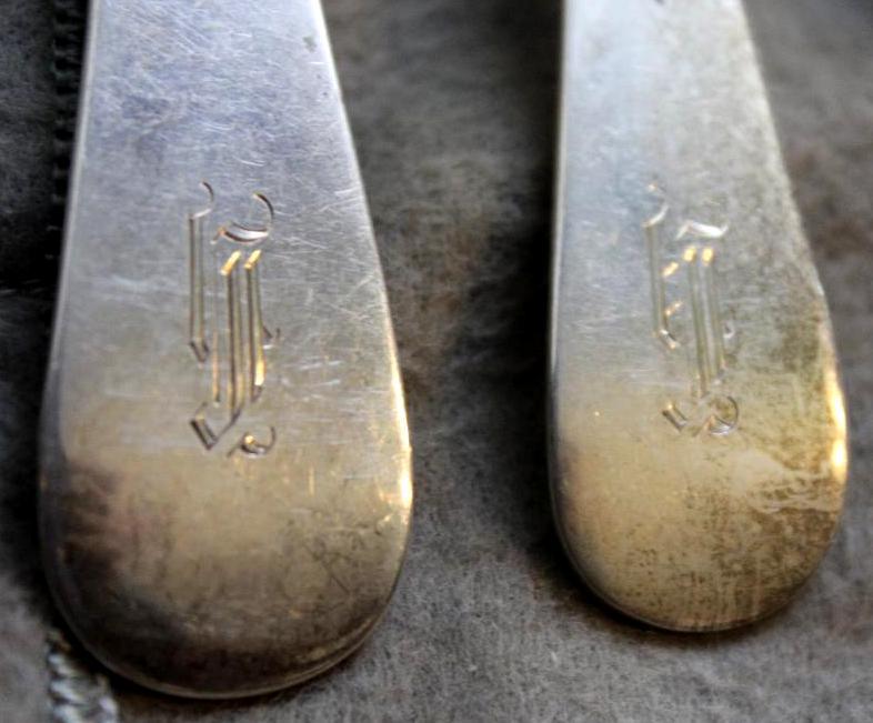 Set of 10 Sterling Silver Forks